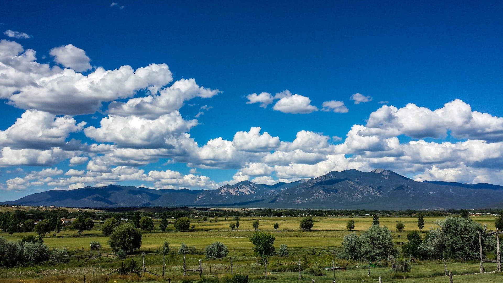 Taos Mountain views